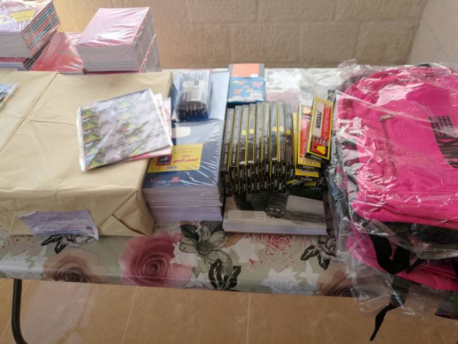 بدعم من رجل الاعمال والصحافي ابراهيم دعيبس: فتح توزع قرطاسية على عدد من عائلات الزبابدة